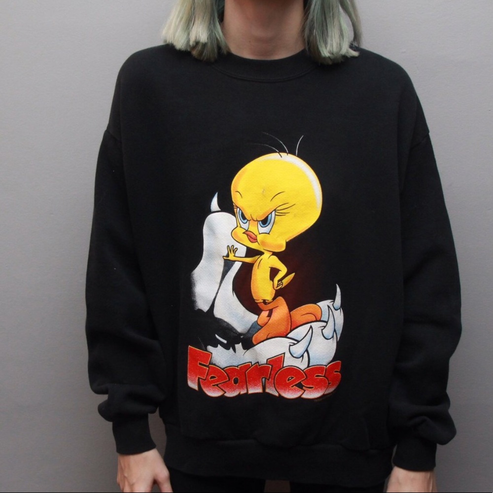 Tweety bird and Sylvester crewneck sweater